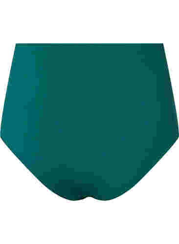 Hipstertruse med blonder og høyt liv, Green-Blue Slate, Packshot image number 1