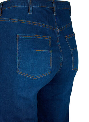 Megan jeans med ekstra høy midje og normal passform, Dark blue, Packshot image number 3