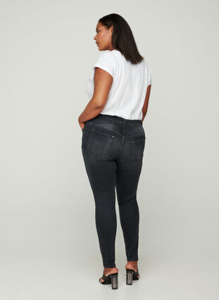 Ekstra slim Sanna jeans , Grey Washed, Model image number 0