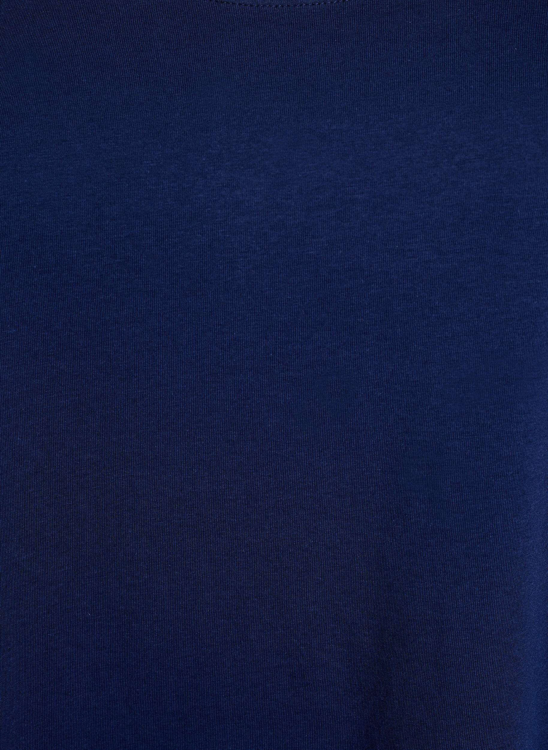 Zizzi Ermel&oslash;s A-linje kjole, Bl&aring;, Packshot image number 2