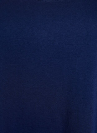 Zizzi Ermeløs A-linje kjole, Blå, Packshot image number 2