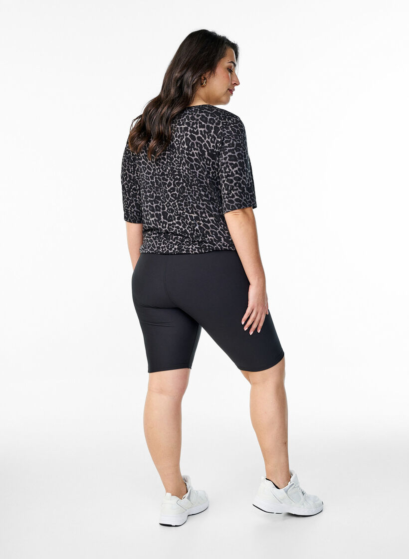 Tilpassede shorts med sidelommer, Svart, Model image number 2