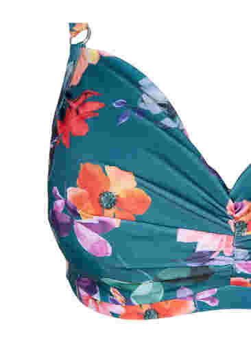 Mønstret bikinitopp med bøyle, Meave Print, Packshot image number 2