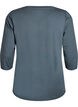 Treningsbluse med 3/4-ermer, Gr&aring;, Packshot image number 1