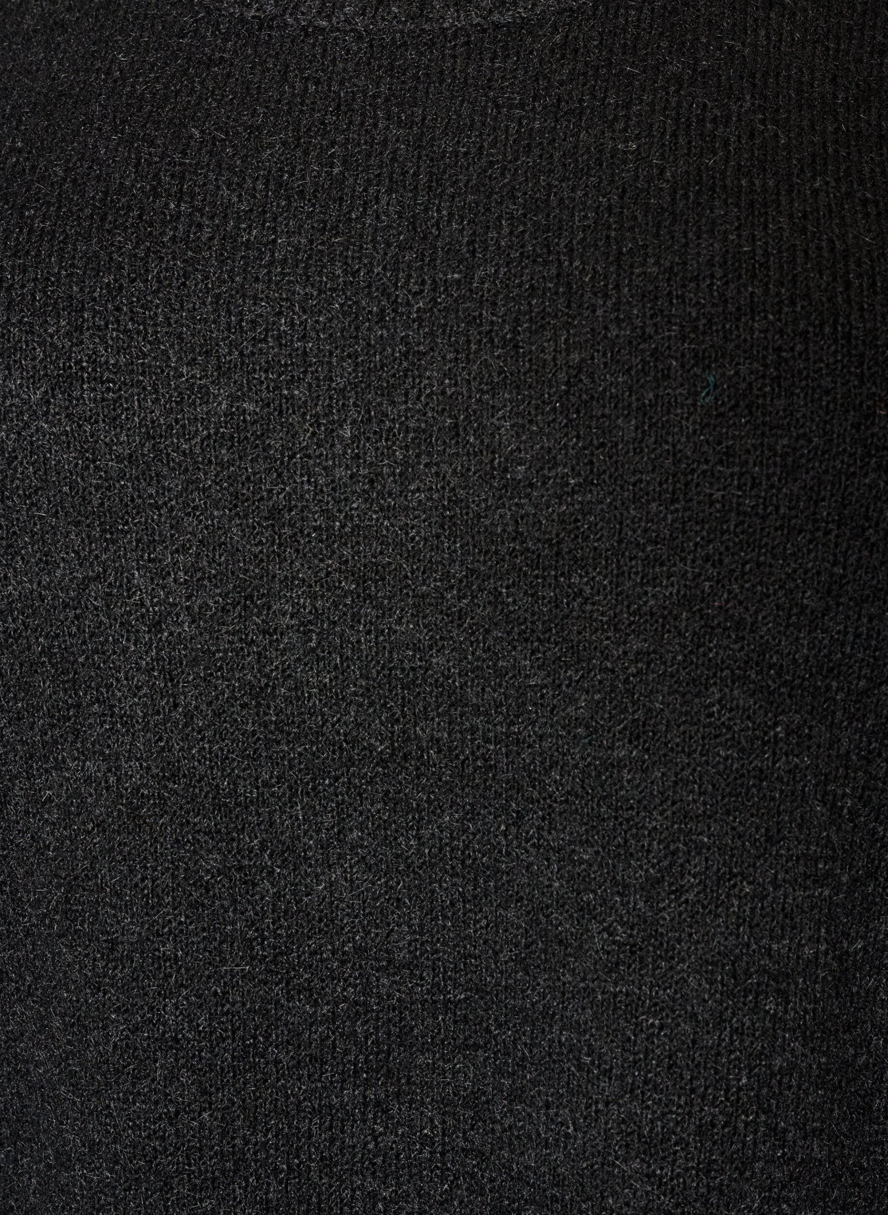 ZizziLoose fit genser med rund hals, Svart, Packshot image number 2