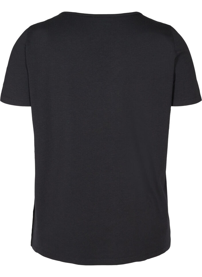 T-shirt, Black, Packshot image number 1