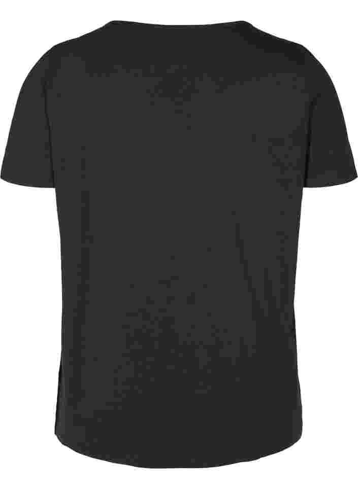 T-shirt, Black, Packshot image number 1