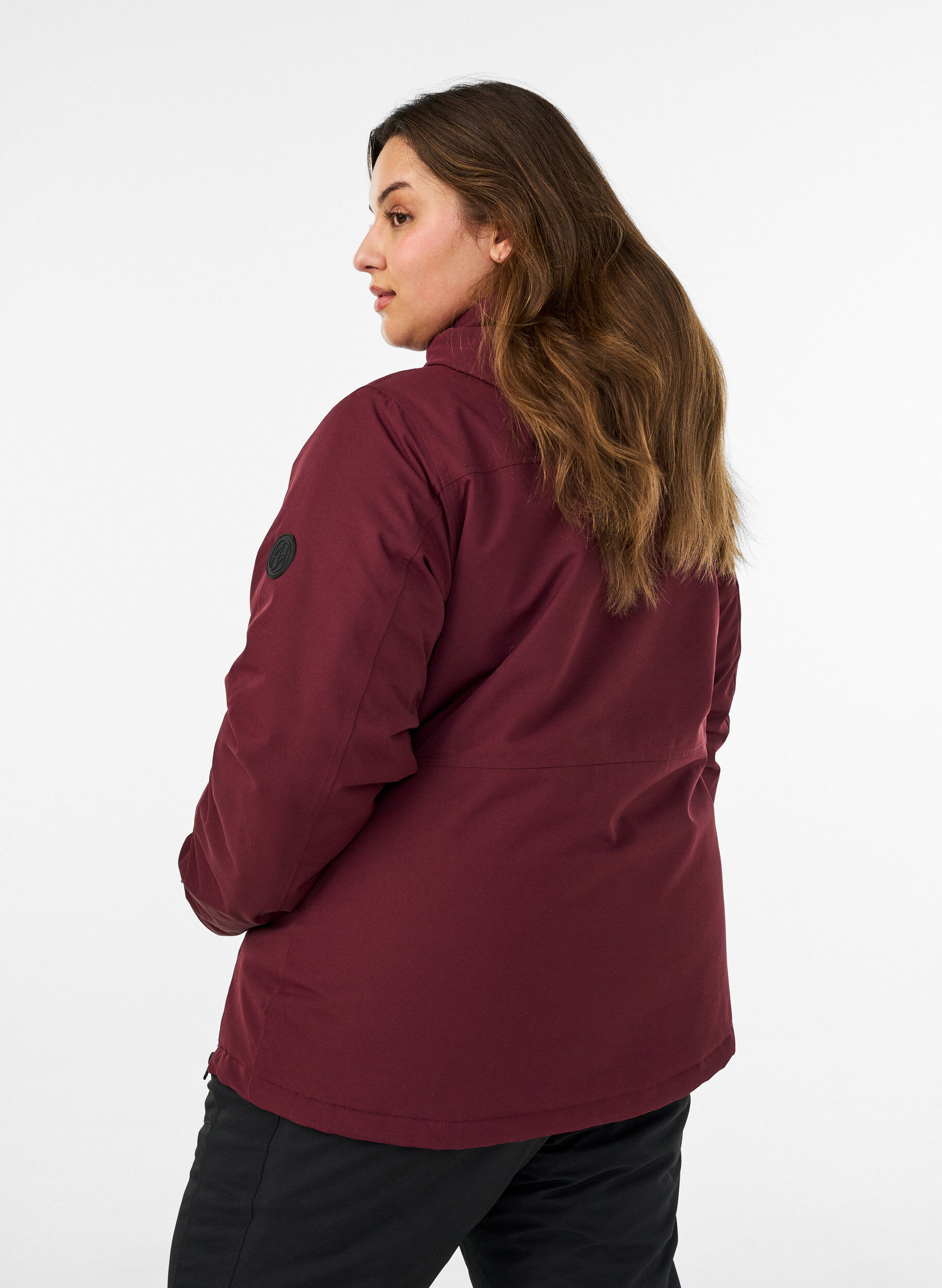 ZizziFunksjonell ski-anorakk med hette, R&oslash;d, Model image number 2
