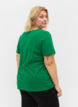 Kortermet T-skjorte med rund hals, Jolly Green MB, Model image number 1