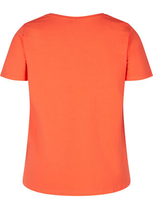Basis t-skjorte, Living Coral, Packshot image number 1