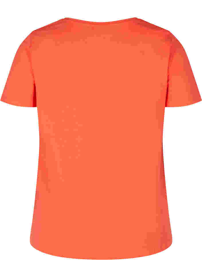 Basis t-skjorte, Living Coral, Packshot image number 1