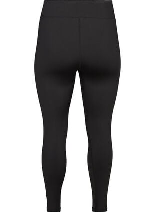 Zizzi Cropped basis treningsleggings, Svart, Packshot image number 1