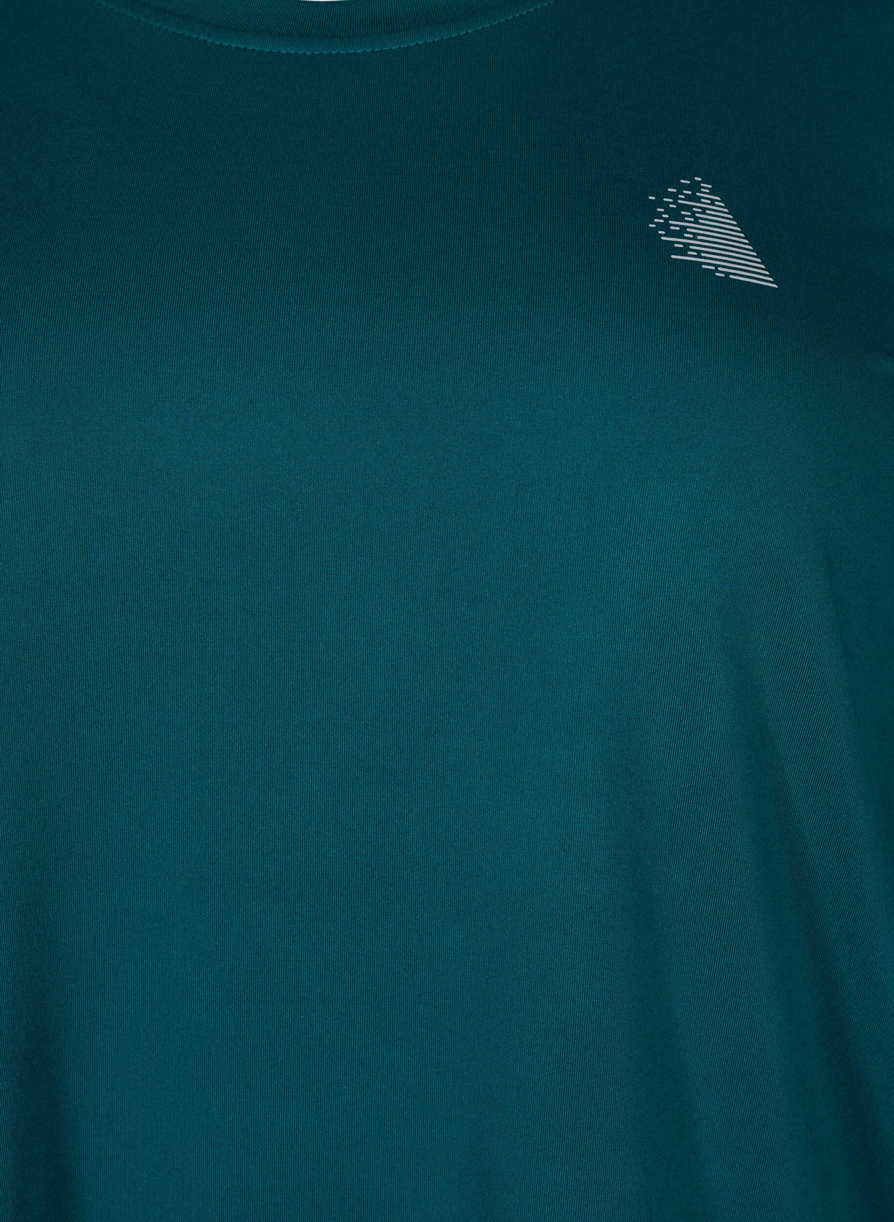 Zizzi Treningsgenser med 3/4-ermer, Gr&oslash;nn, Packshot image number 2