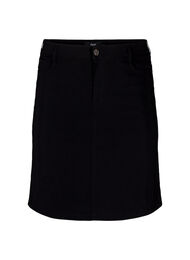 Kort skjørt med innvendig shorts, Black