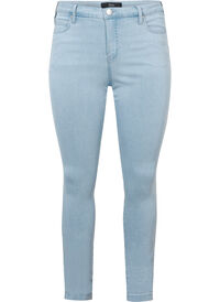 Super slim Amy jeans med høyt liv, Blå Super slim Amy jeans med høyt liv