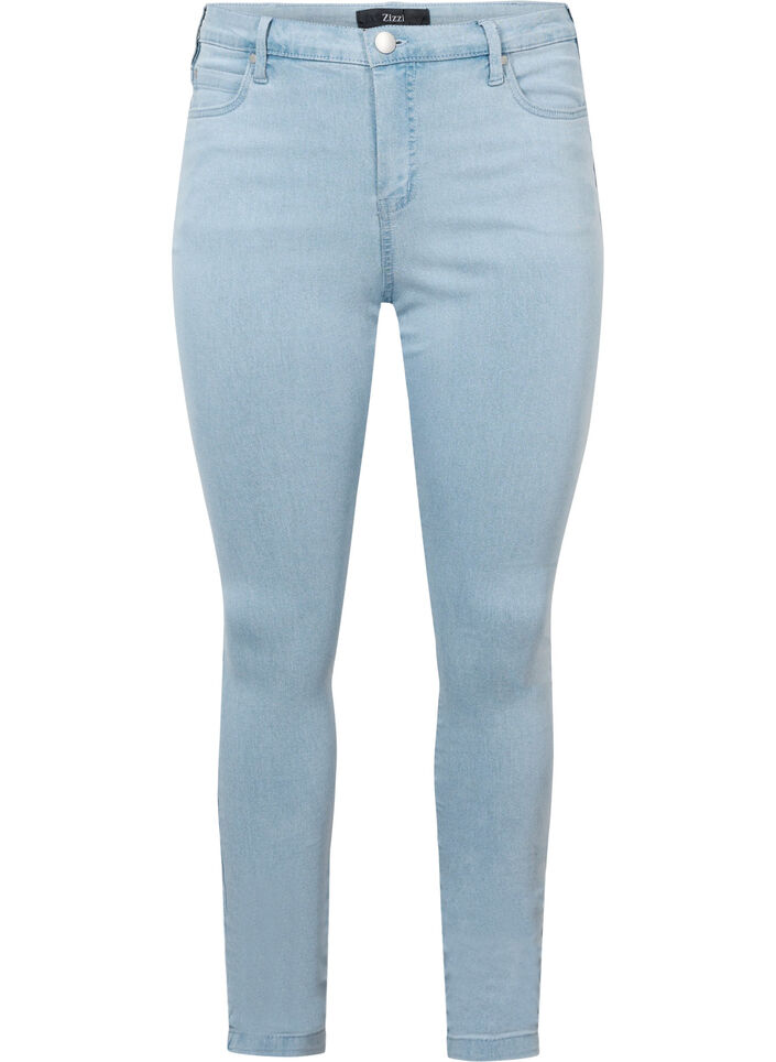 Super slim Amy jeans med høyt liv, Blå, Packshot image number 0