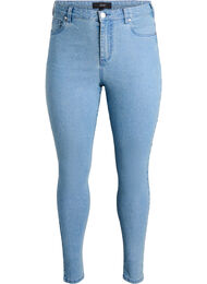 Amy jeans med h&oslash;y midje og smal passform, Bl&aring;