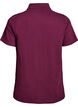 Poloskjorte med korte ermer, R&oslash;d, Packshot image number 1