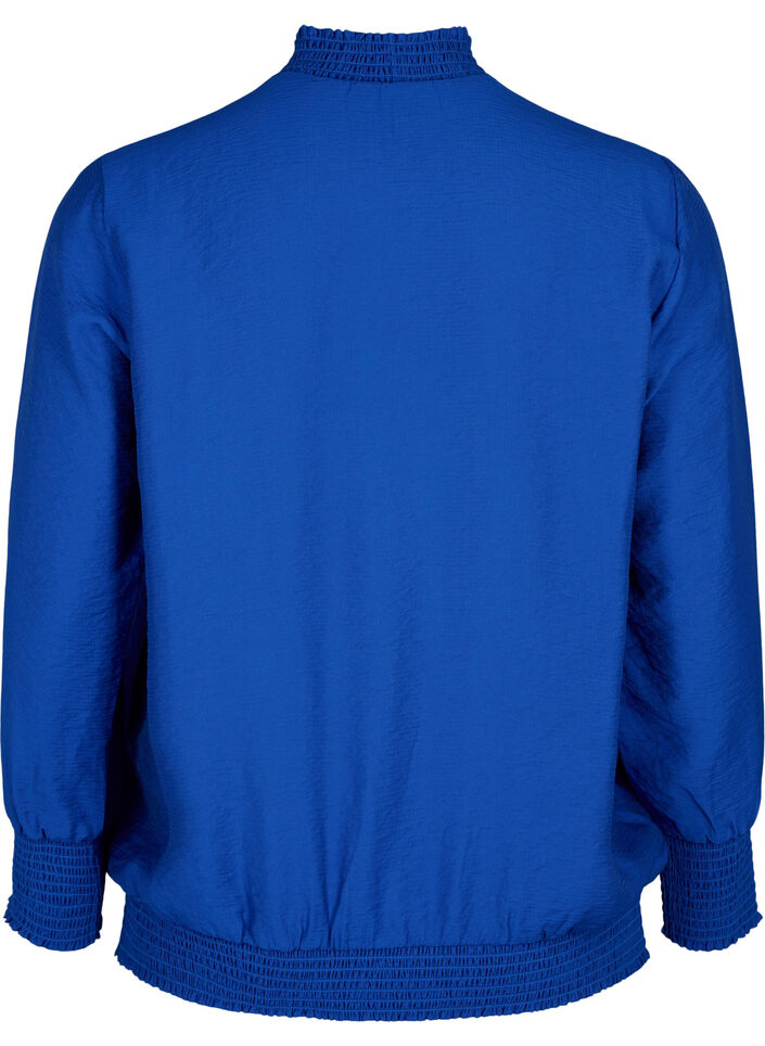 Viskosebluse med smock, Surf the web, Packshot image number 1