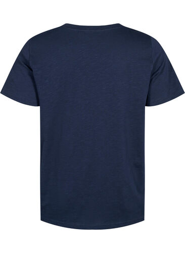 T-skjorte i bomull med teksttrykk, Night Sky W. La, Packshot image number 1