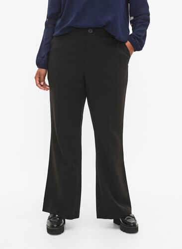 Bukser med bootcut, Black, Model image number 2