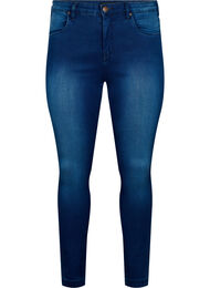 Super slim Amy jeans med høyt liv, Blue Denim, Packshot