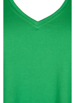 FLASH - T-skjorte med V-hals, Kelly Green, Packshot image number 2