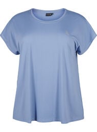 Ensfarget trenings-T-skjorte, Colony Blue