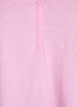 T-skjorte med knappdetalj, Rosa, Packshot image number 2