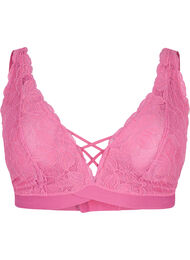 Support the breasts - Blonde-BH med stringdetaljer, Rose