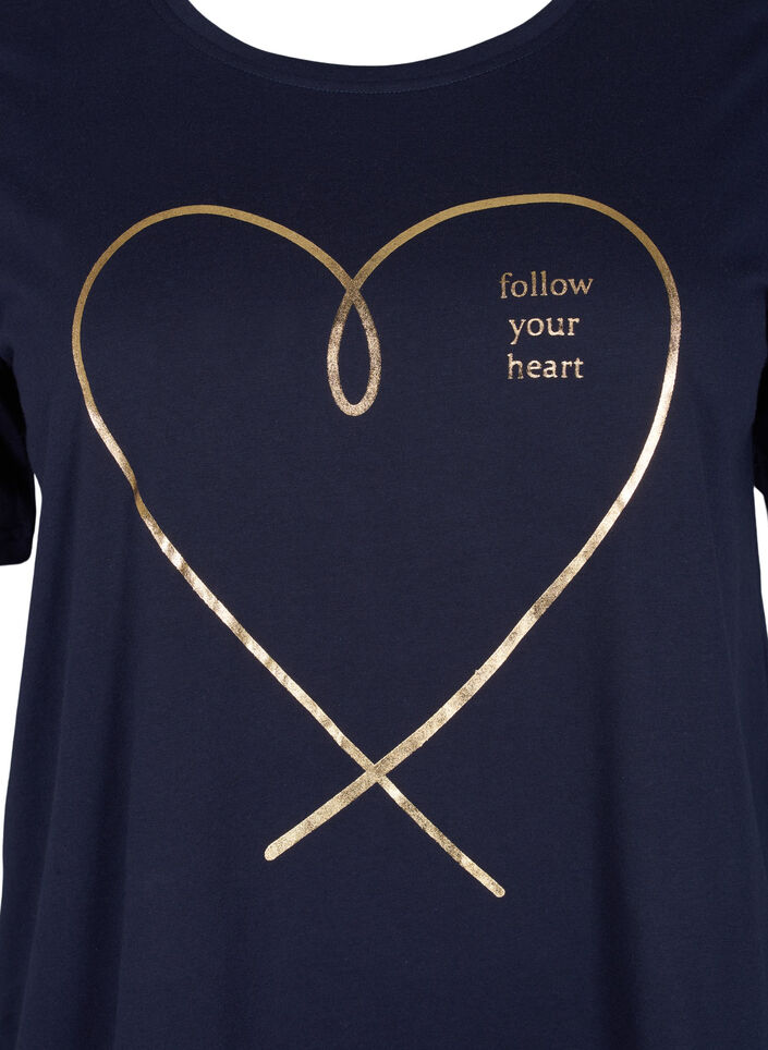 FLASH - T-skjorte med motiv, Navy Blazer, Packshot image number 2