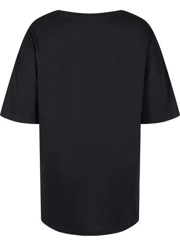 Support the breasts - T-skjorte i bomull, Black, Packshot image number 1