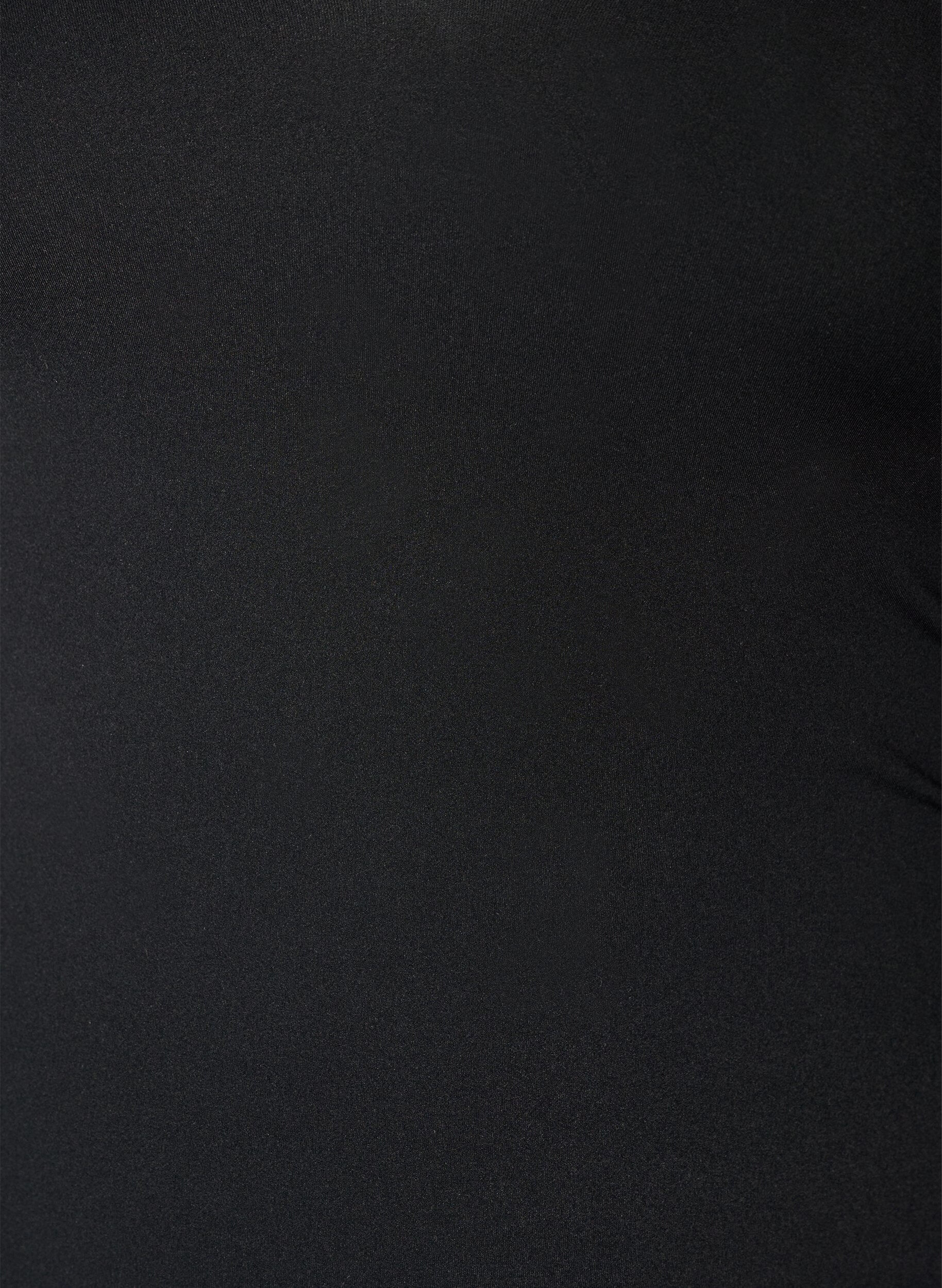 ZizziBadedrakt med polstret topp og detaljert utskj&aelig;ring bak, Svart, Packshot image number 2