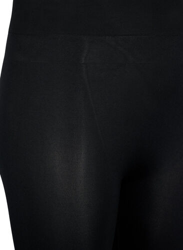 Sømløs 3/4-leggings, Black, Packshot image number 2