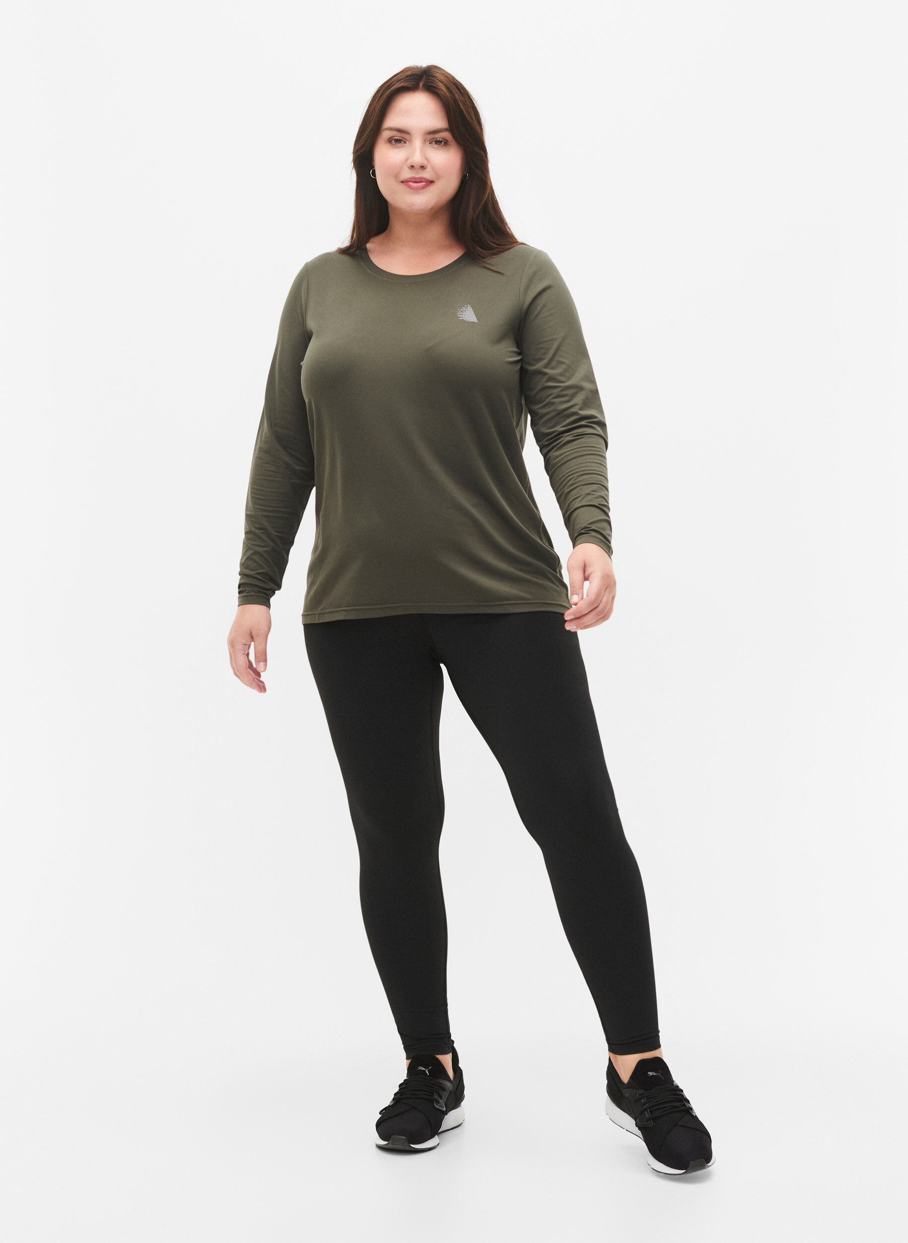 Zizzi Treningsgenser med lange ermer, Chimera, Model image number 2