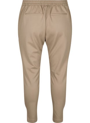 Zizzi Korte bukser med lommer, Beige, Packshot image number 1