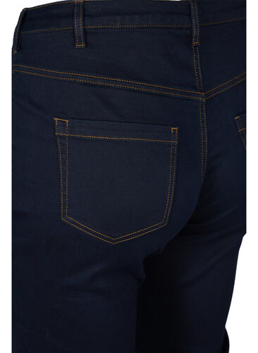 Slim fit Emily jeans med normal høyde i livet, Unwashed, Packshot image number 3