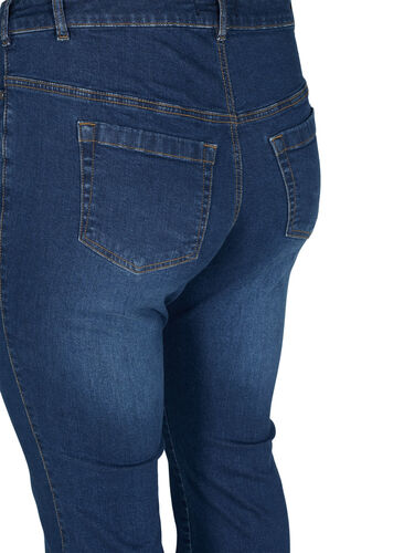 Ellen bootcut jeans med høyt liv, Dark blue, Packshot image number 3