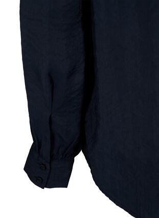 Langermet skjorte i Tencel ™ Modal, Black, Packshot image number 3