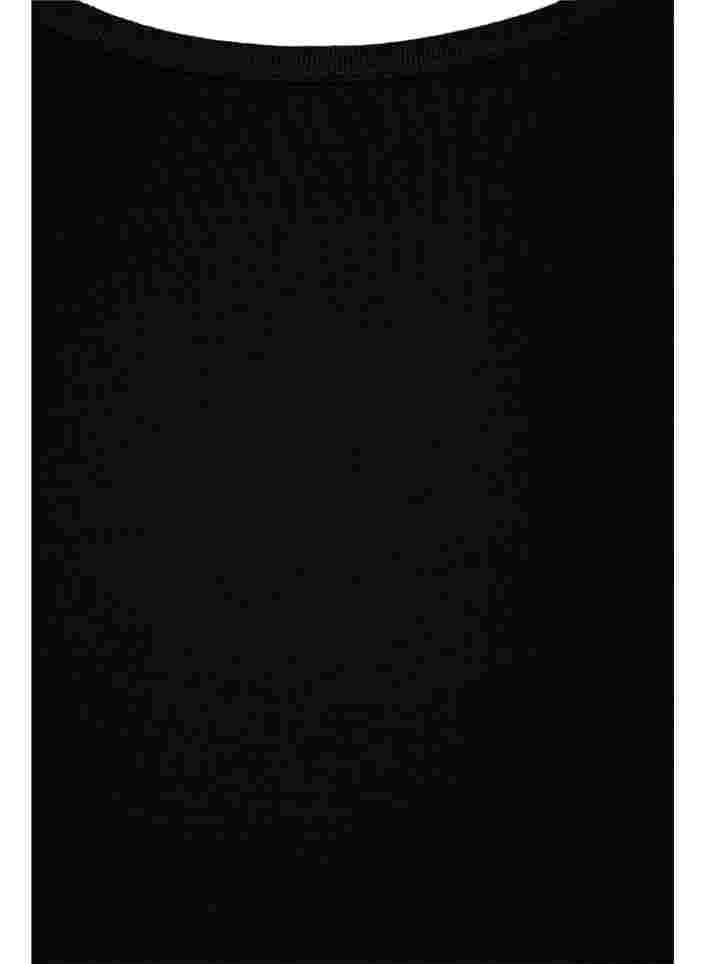 Treningstopp i viskose, Black, Packshot image number 3