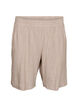 H&oslash;ymidjede shorts i lin og viskose, Beige, Packshot image number 0