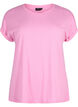 Kortermet T-skjorte i bomullsblanding, Rosa, Packshot image number 0