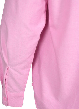 Langermet bomullsskjorte, Pink Frosting, Packshot image number 4