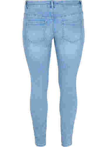 Ekstra slim Sanna jeans med broderidetaljer, Light blue, Packshot image number 1