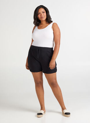 Behagelige shorts, Black, Model image number 3