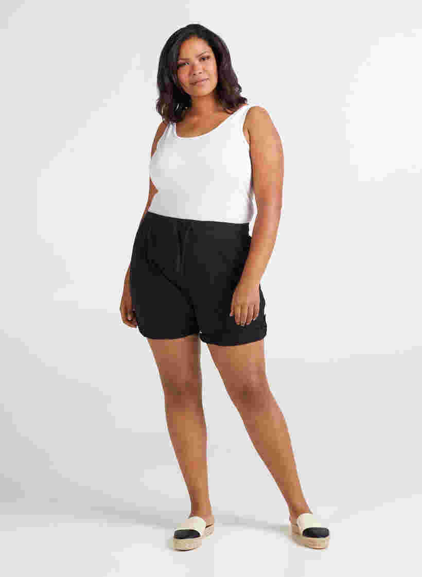 Behagelige shorts, Black, Model image number 3