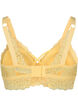 Bralette med stringdetaljer og myk vattering, Pale Banana ASS, Packshot image number 1