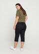 Slim fit Emily caprijeans, Svart, Model image number 2