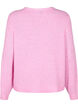 Strikket cardigan med ull og knapper, Begonia Pink Mel., Packshot image number 1