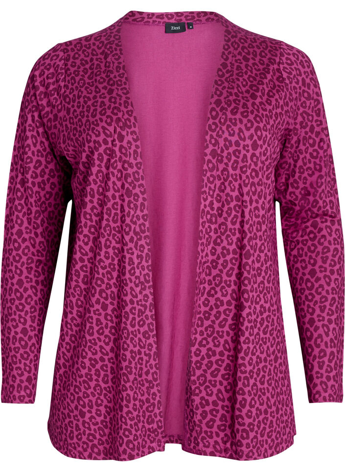 Kort kimono i viskose, Rosa, Packshot image number 0